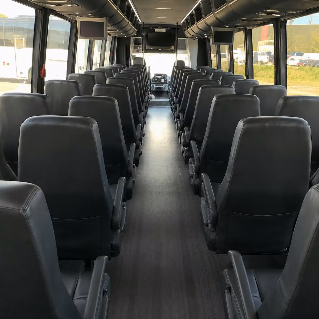 28 passenger minibus inside
