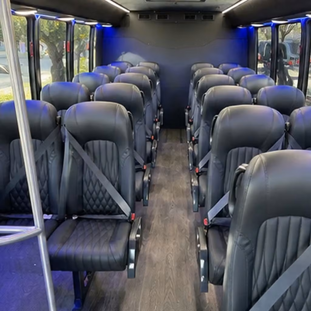 35 passenger minibus interior