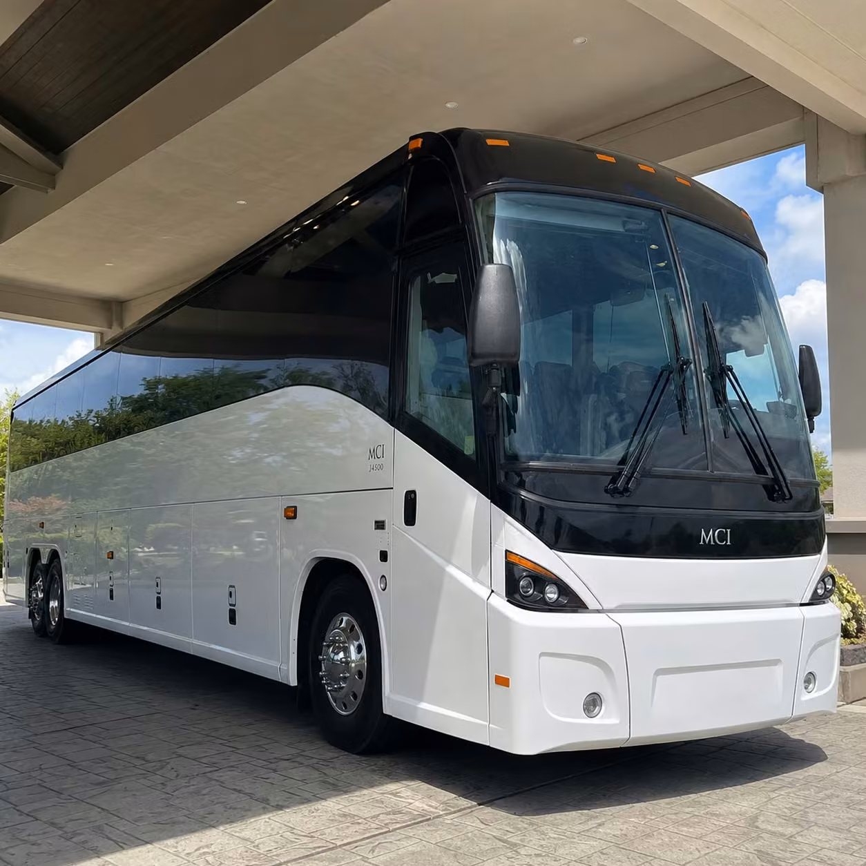56 passenger charter bus