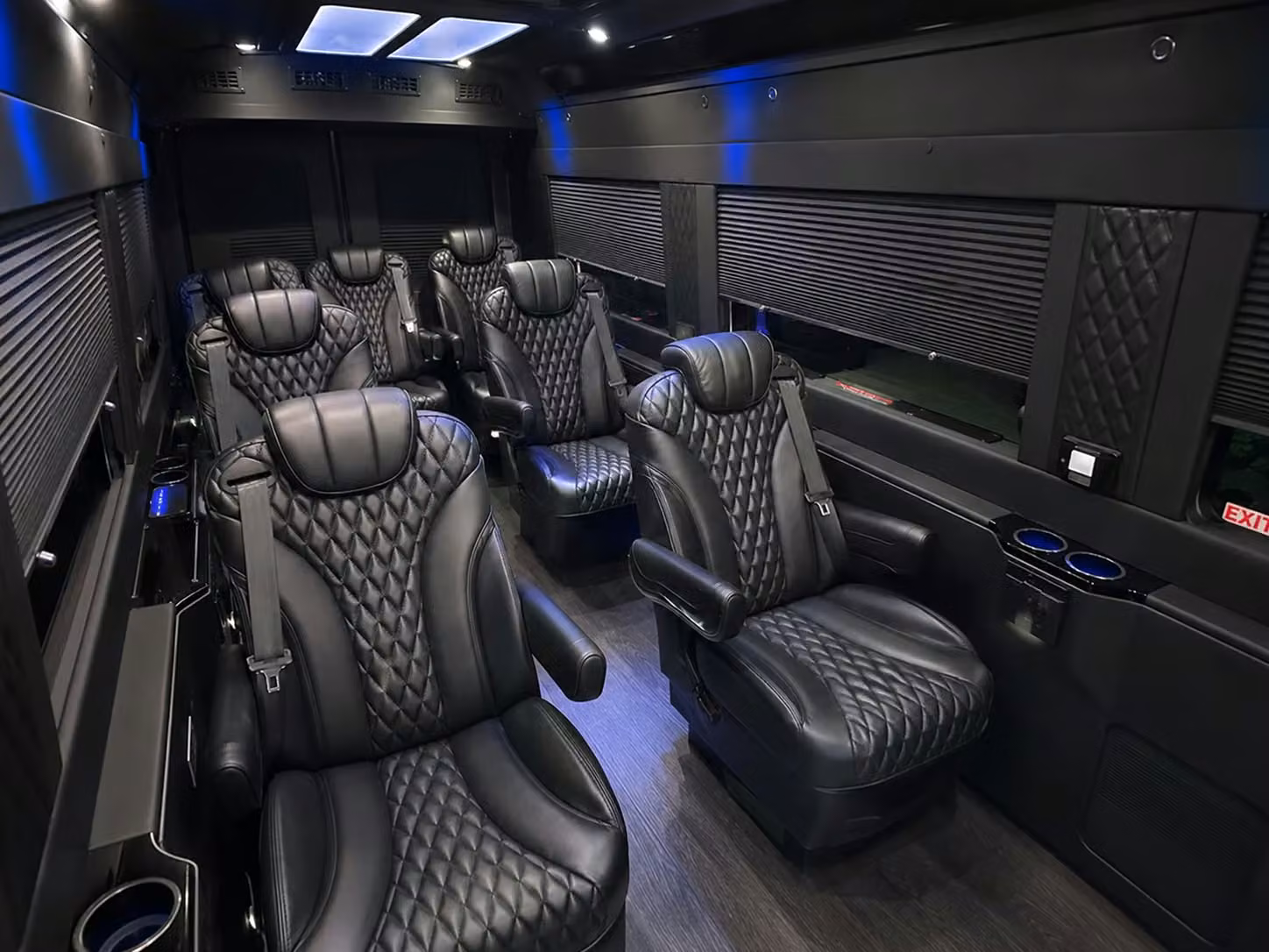 sprinter van with driver inside